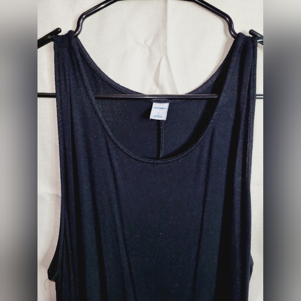 DRESS LONG COLOR BLACK - Picture 3 of 3